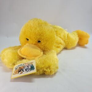 Cuddle Zone Floppy Duck Plush Vtg Yellow 18" 2006 vtg Target Stuffed Toy NOS